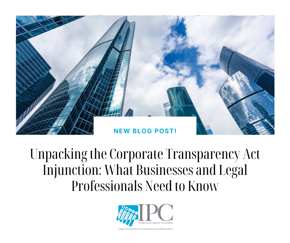 corporate buildings and headline